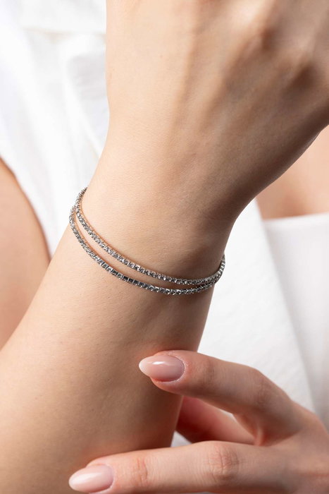 Heliophilia Silver Pulsera de Metal Plateada ELKGC68530G